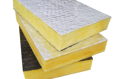 Kimmco Glass wool board 50mm thick, 60Kg/m3, FSK, 1.2 x 1.0 ML-لوح عزل كيمكو كثافة 60 كغ/م3 وسماكة 50مم