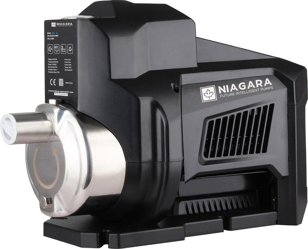 Niagara Smart Pump Model NP4 ST (Standard) Single Pump Operation