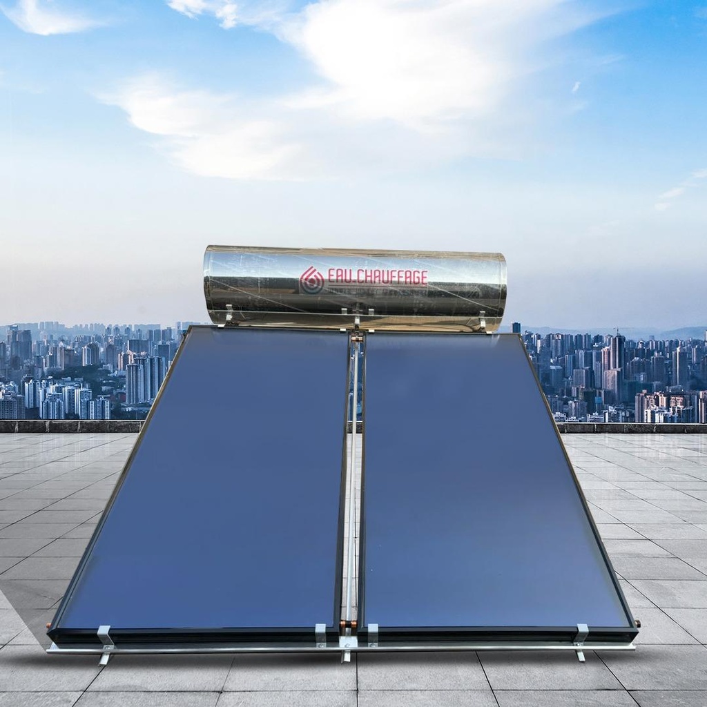 EAU-CHAUFFAGE Solar Water Heater size 250 L model ECS-250 سخان اوو شوفاج شمسي 250 لتر موديل