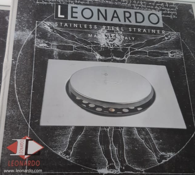  Leonardo Stainless Steel Strainer - Pressure Size 15 x 15 mm- Leonardo صفاية ضغط ايطالي مقاس 15*15