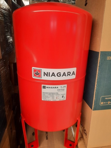 Niagara 200 LT Potable Water Pressure Tanks, Vertical With Metal-Legs Pressure Tanks model NP-200VL-PW-10-خزان ضغط نياجارا مقاس 200 لتر