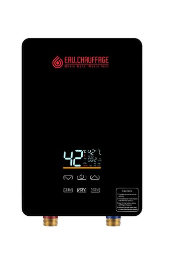 EAU-CHAUFFAGE Tankless Electric water heaters, 220V single phase ,6.5 KW model EC01